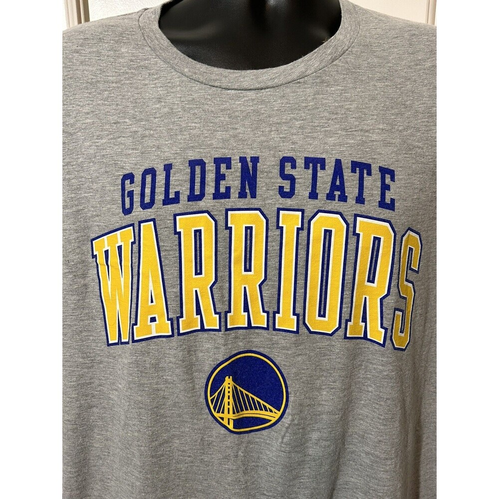 Fanatics Golden State Warriors Long Sleeve T Shirt Mens XL Large Grey - Picture 2 of 6